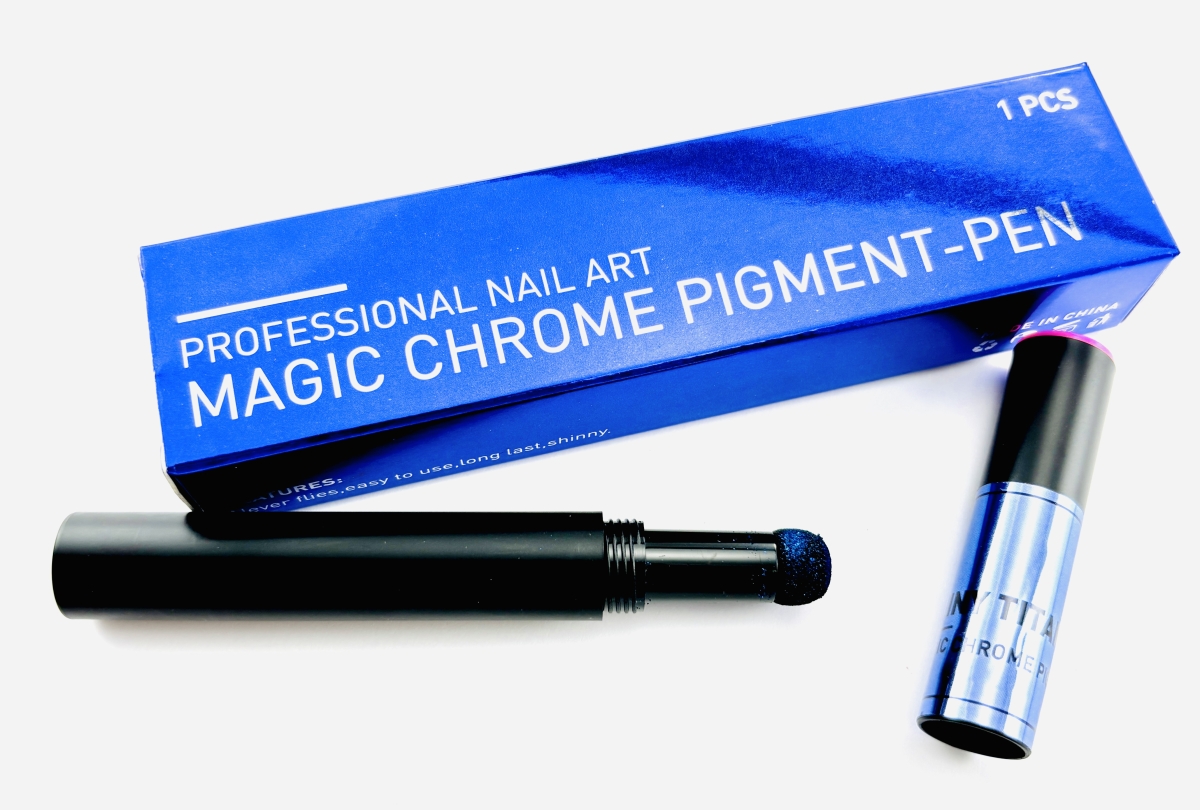 Chrom Nailartpens Mirror-Look blau